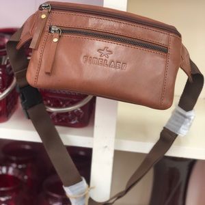 Leather fanny pack